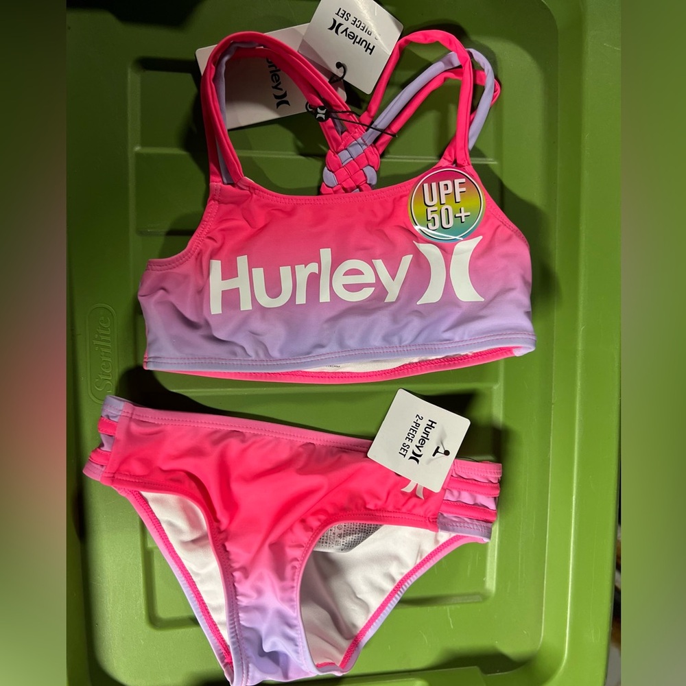 Hurley Pink and Lavender Swimwear